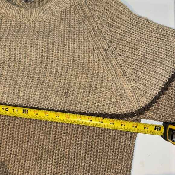 Country Knitwear Ireland Wool Fisherman Sweater Brown Beige 42 | authentic vinta - Picture 7 of 8
